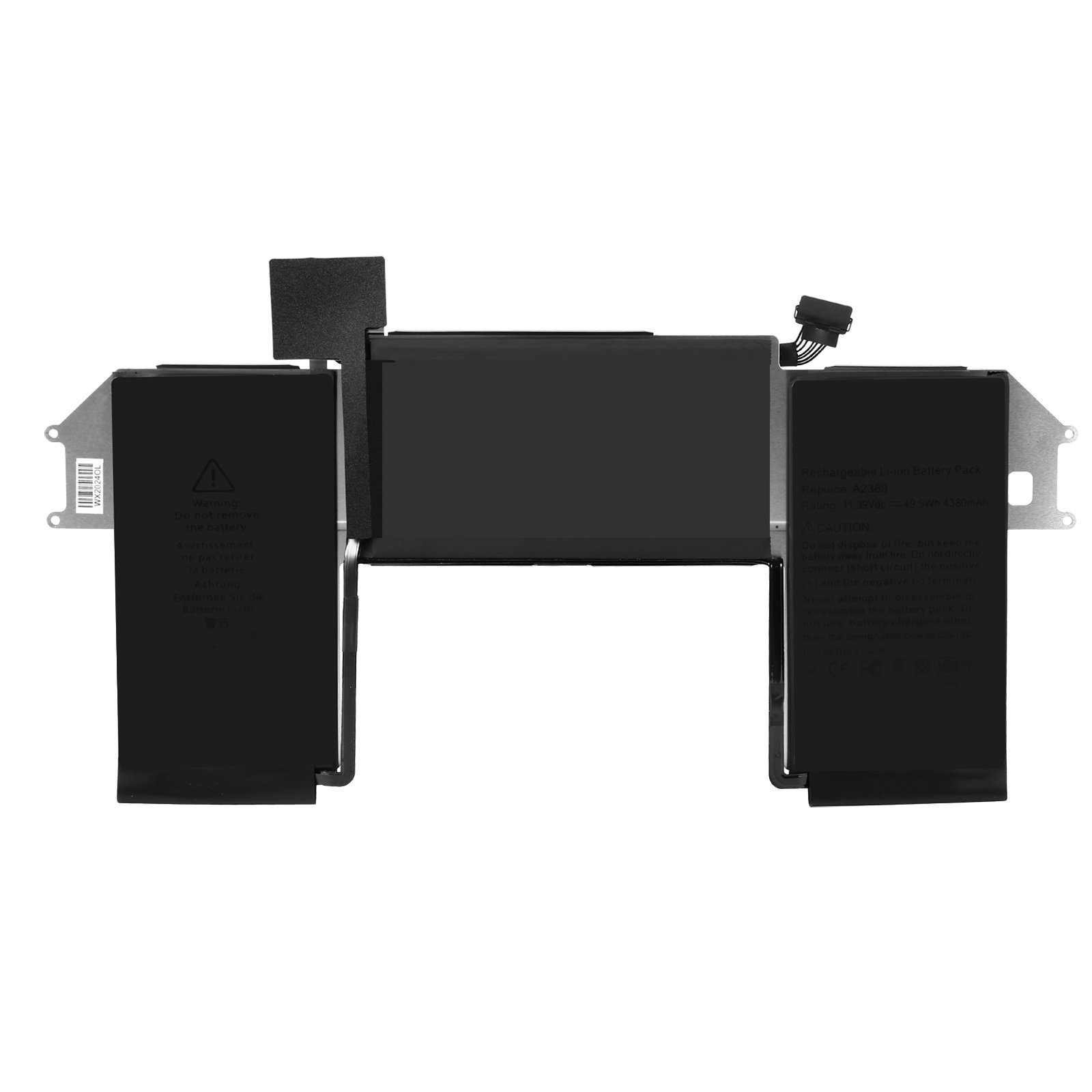 Hot Genuine Original 11.4V 4300mAh Replacement A2389 Laptop Battery For Apple Macbook A2337