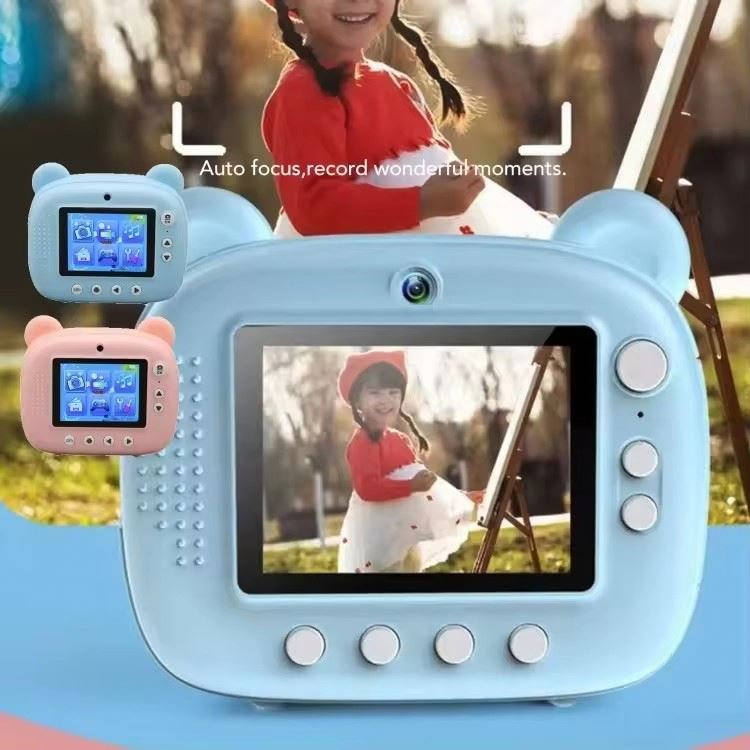Children Camera Photo Printer For Kids Instant Camera1080P Digital Camera Screen Dual Lens Instant Print Camera Mini Toys