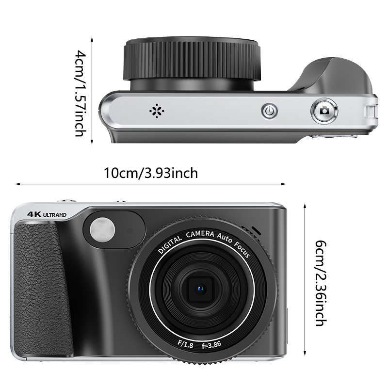 Factory Price 16x Digital Zoom 4k Camcorder Vision 4k Video vintage Digital Cameras For Kids Girls