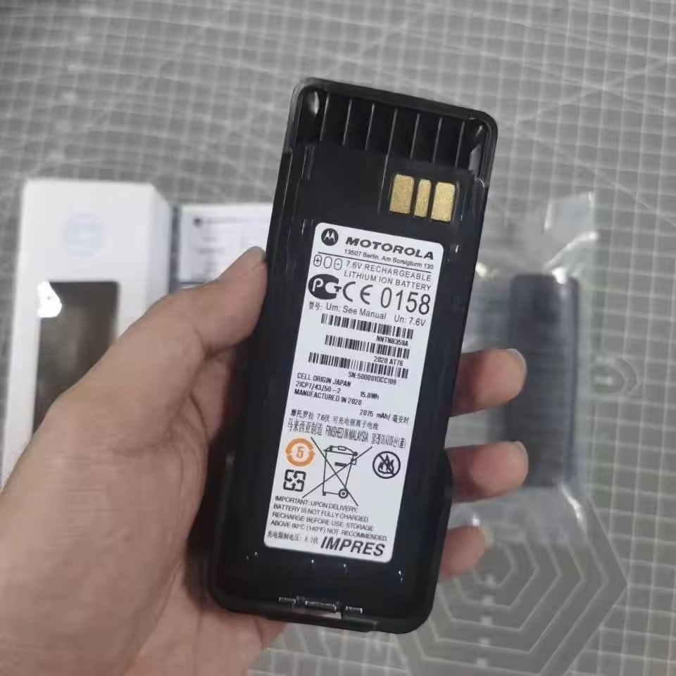 MOTOROLA Original NNTN8359 Li-ion Lithium ATEX IMPRES Battery ForXIR P8608EX XIR P8668EX DP4401Ex DP4801Ex XPR7350Ex XPR7550Ex