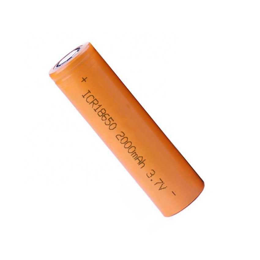 High Quality Rechargeable Battery 18650 3.7v 2000mAh 20A Discharge Rate Lithium Ion Battery Cell For Sale