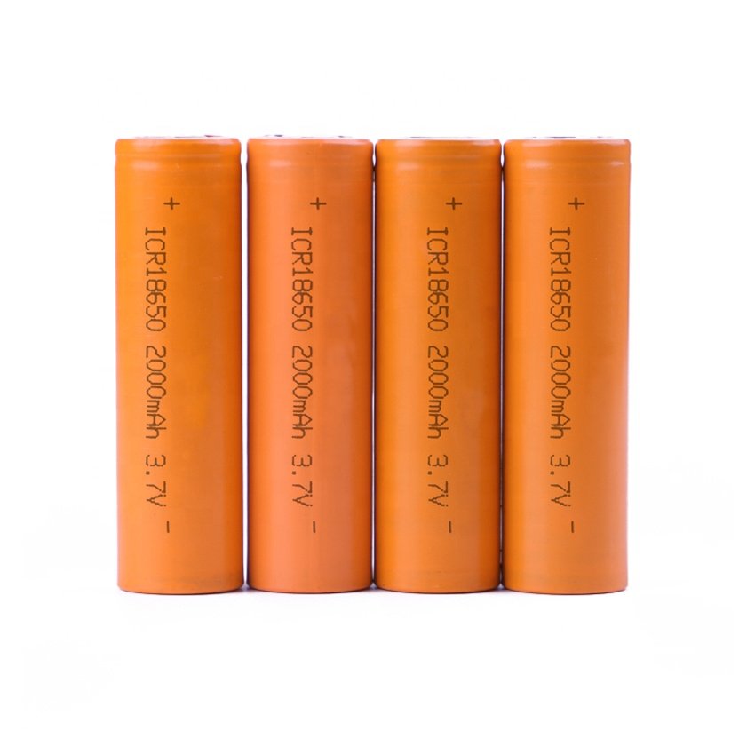 High Quality Rechargeable Battery 18650 3.7v 2000mAh 20A Discharge Rate Lithium Ion Battery Cell For Sale