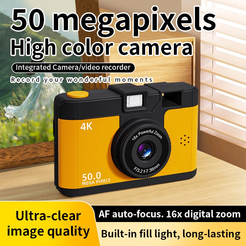 2024 New Coming 4K Kids Child Wifi Digital Camera 16X Digital Zoom 50MP Mini Digital Camera