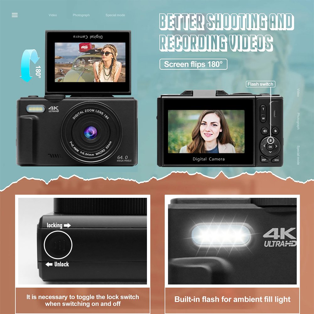 Professional-Camera-China Best Digital Camera And Hd Night Visivideo Recorde A Camera To Make Youtube Videos
