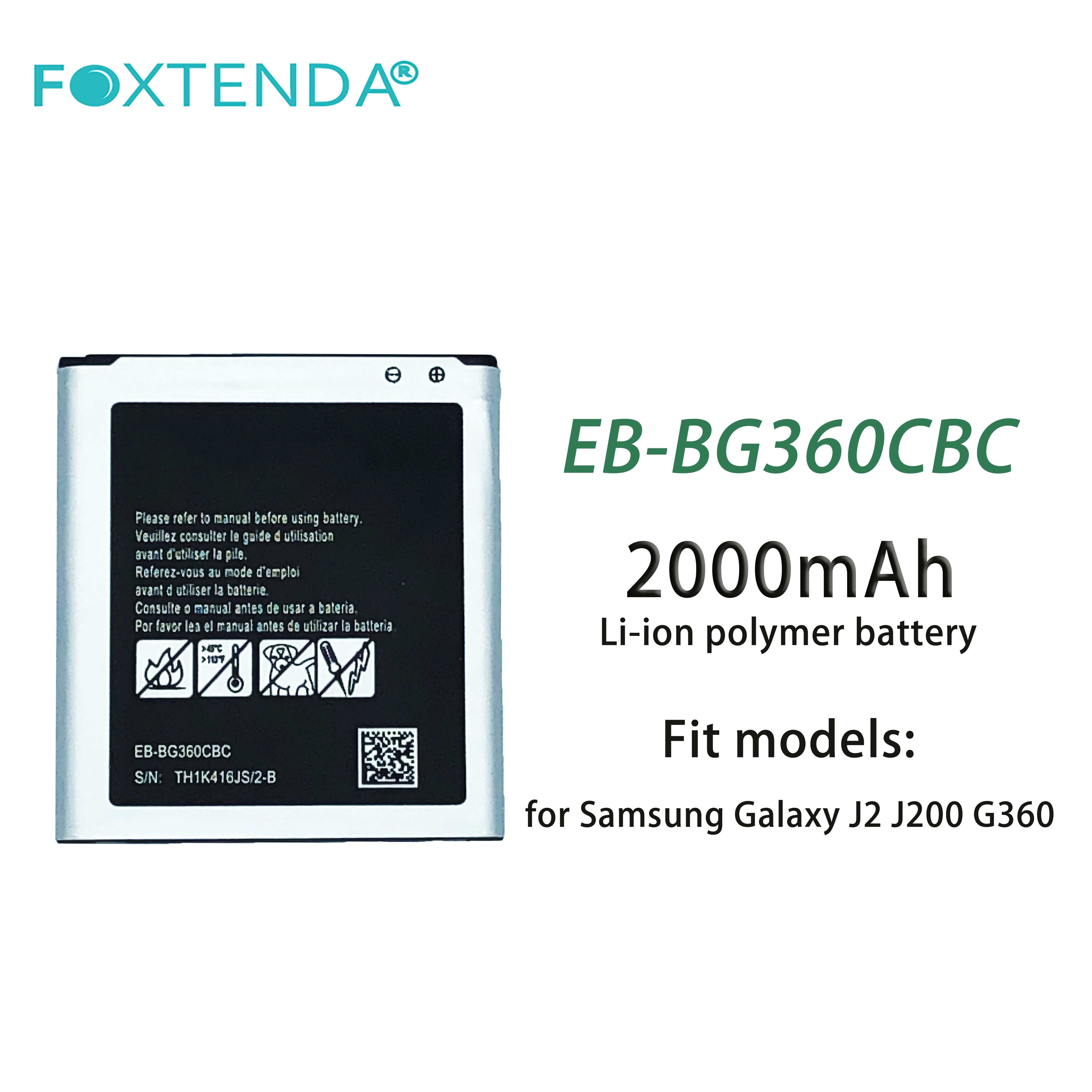 BG360 cellphone batteries in bulk Digital mobile phone battery for J2 Samsung Galaxy J3 replacement battery EB-BG360CBC
