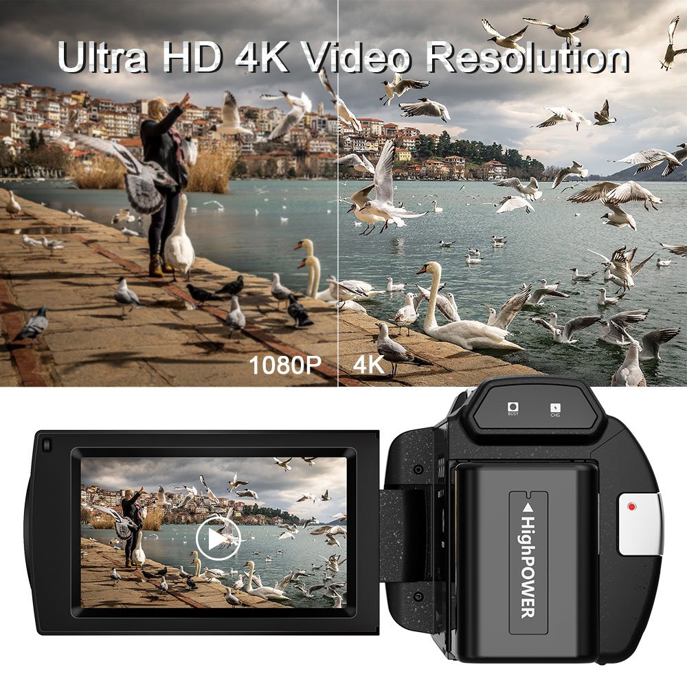 Professional Handheld HD DV SLR Digital Camcorder with 3.0 inch LCD 48 Mega pixels CMOS Sensor Camera digital video camera