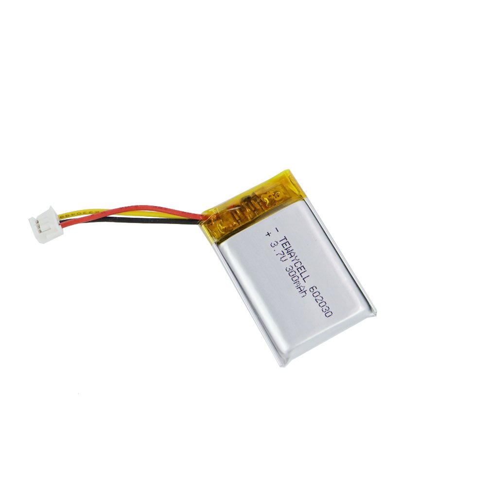 Lithium Polymer Ion Battery 602030 502030 200mah 300mah 3.7v with Pcb and Connector