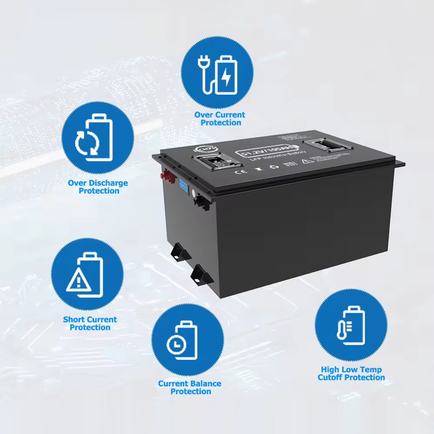 Battery Accessories Golf Cart Battery Monitor with Cord