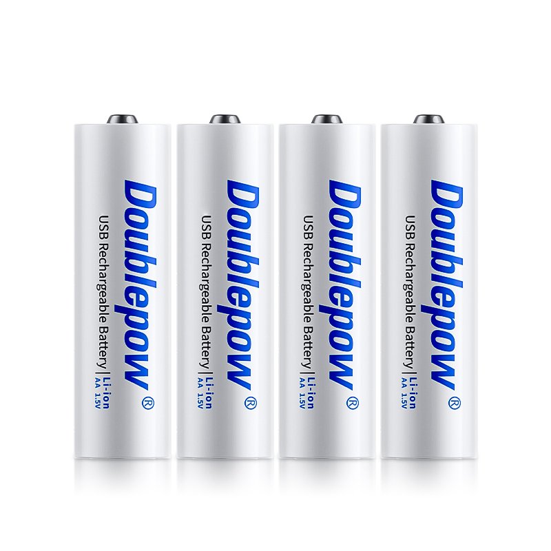 Multipurpose 2400mWh lithium Li-Ion 1.5 volt battery size aa rechargeable battery with Type C