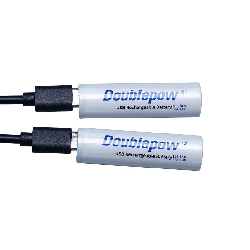 Multipurpose 2400mWh lithium Li-Ion 1.5 volt battery size aa rechargeable battery with Type C