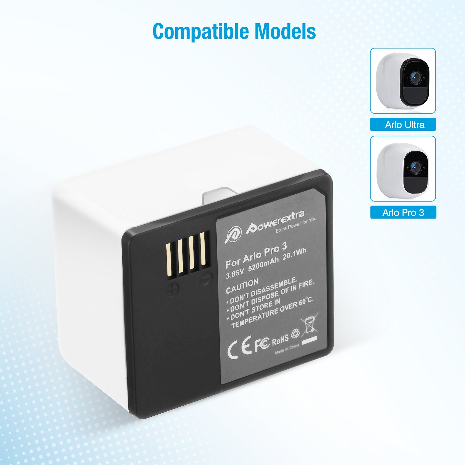 Super Lasting Long Cheap Replacement 5200mAh 3.85v Rechargeable Li-PO Camera Batteries