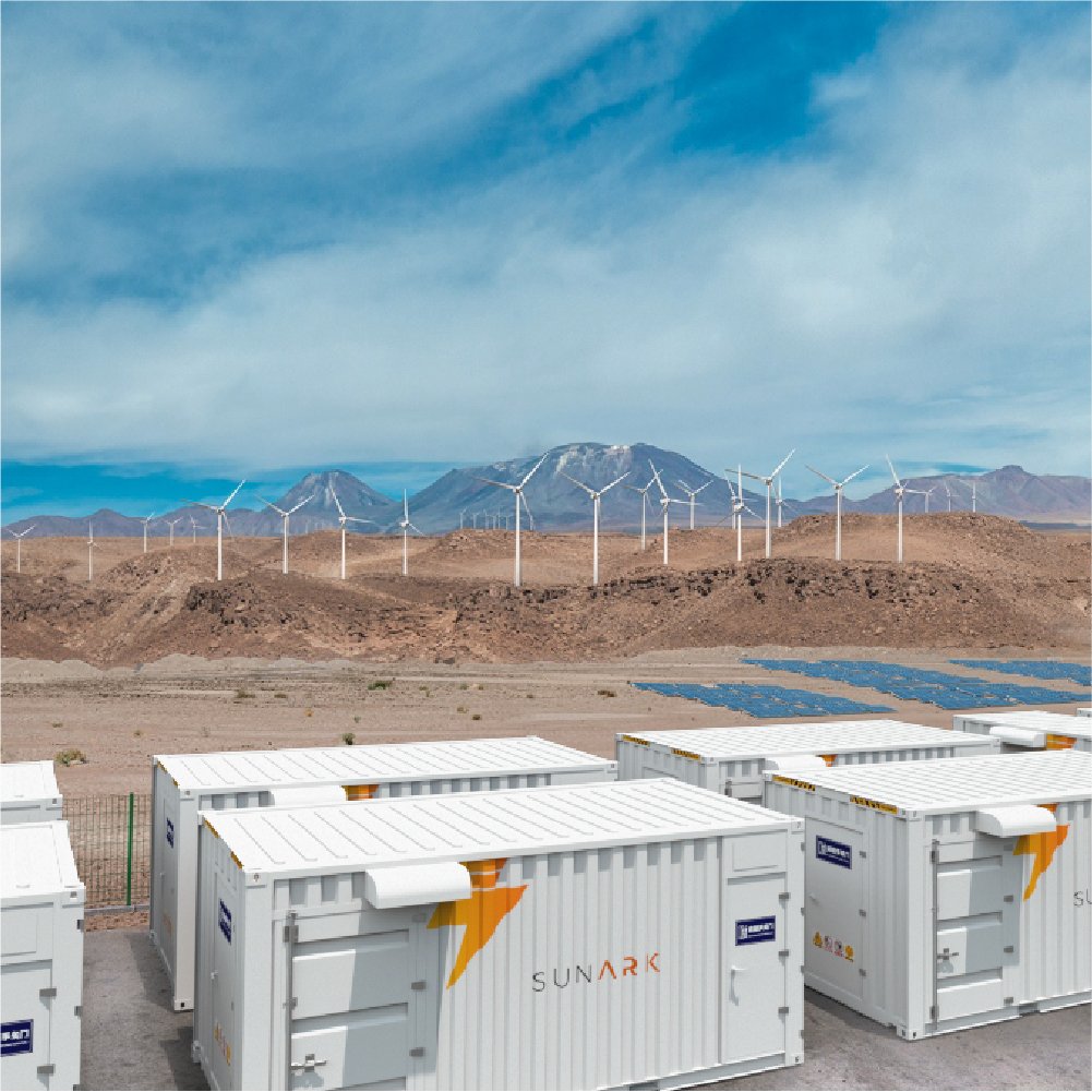 SunArk Energy Storage Container Battery 20 Ft 500Kwh 1MWH 2MWH Bess Solar Battery Industrial Commercial Energy Storage System