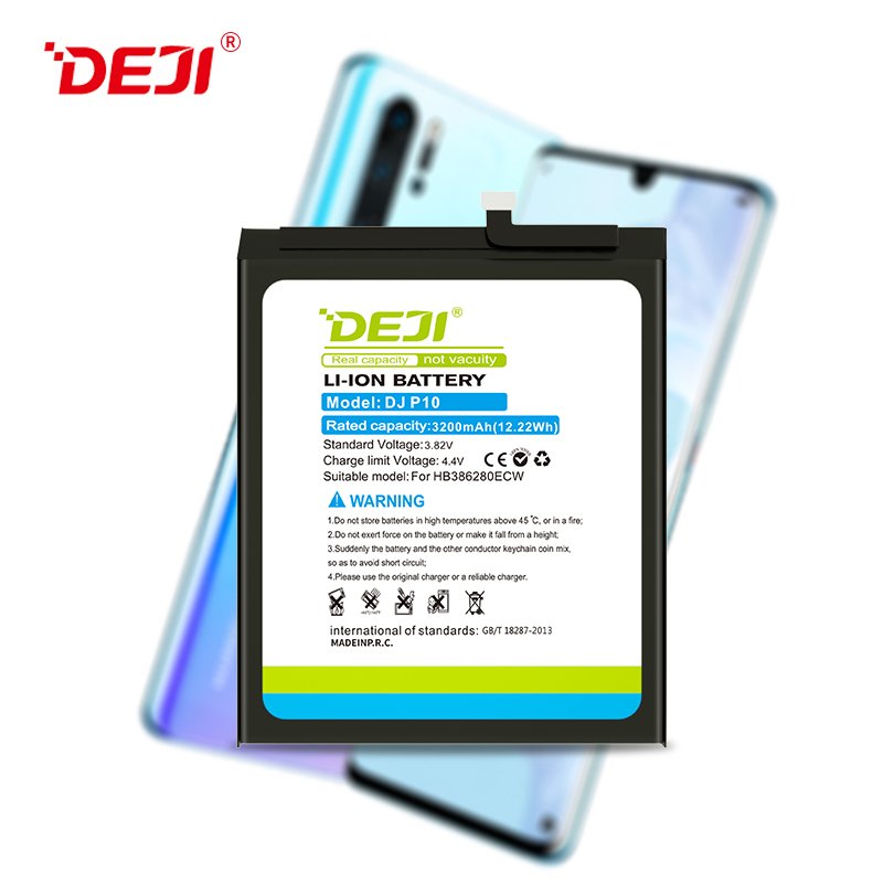 DEJI high quality HB386280ECW portable cell phone battery for huawei P10 Honor 9 Digital Batteries