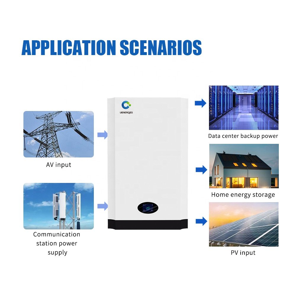 UIENERGIES Factory Direct 51.2V lifepo4 battery 48v 200ah 5kwh power wall lifepo4 battery 10kwh 48v 200ah