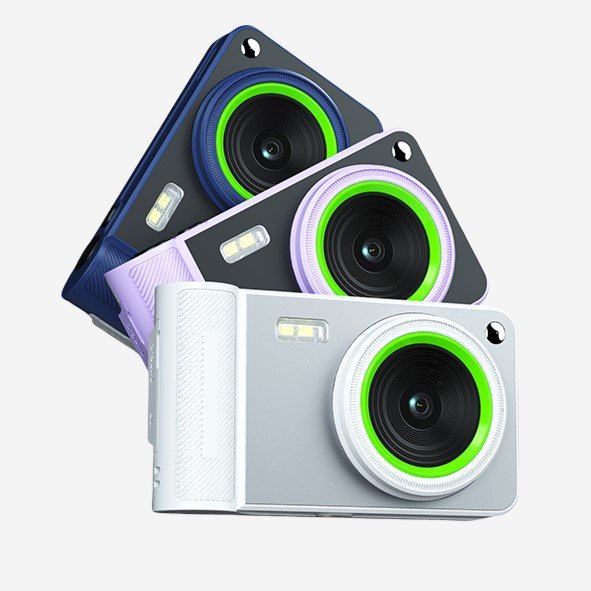 Portable Digital Camera Teens Boys Girls Adults 50MP Retro Digital Camera 2.8 Inch Digital Compact Action Camera