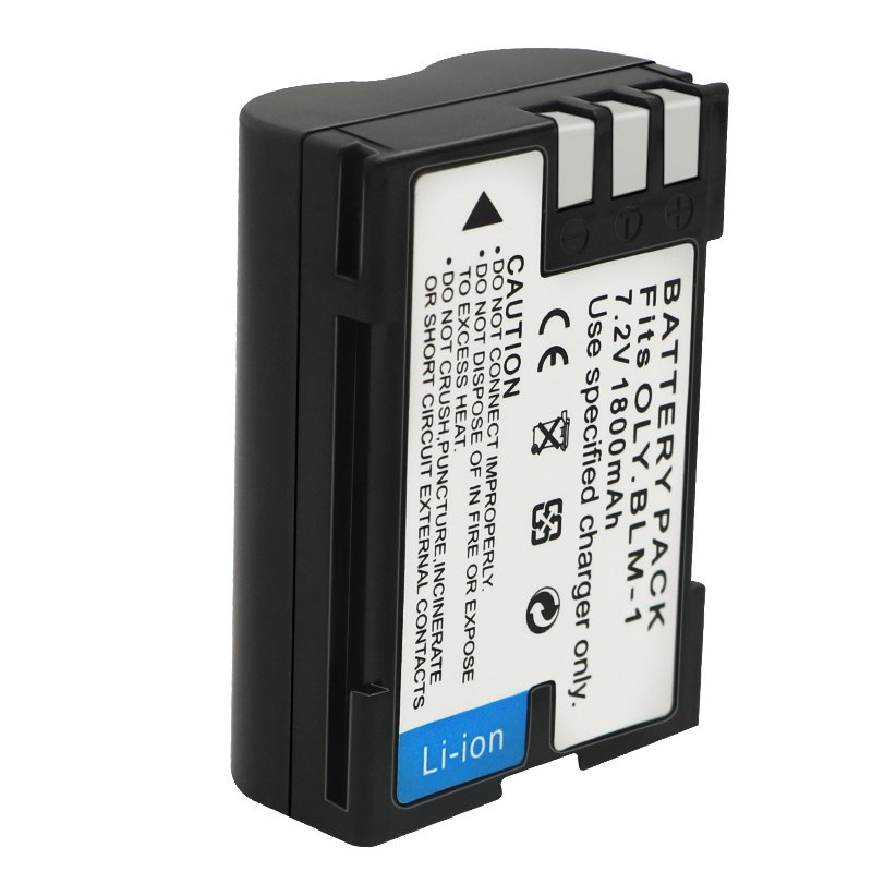 Factory Direct Sale 1800mAh BLM-1 BLM1 BLM 1 Camera Battery For Olynpus C8080 C7070 C5060 E330 Digital Batteries