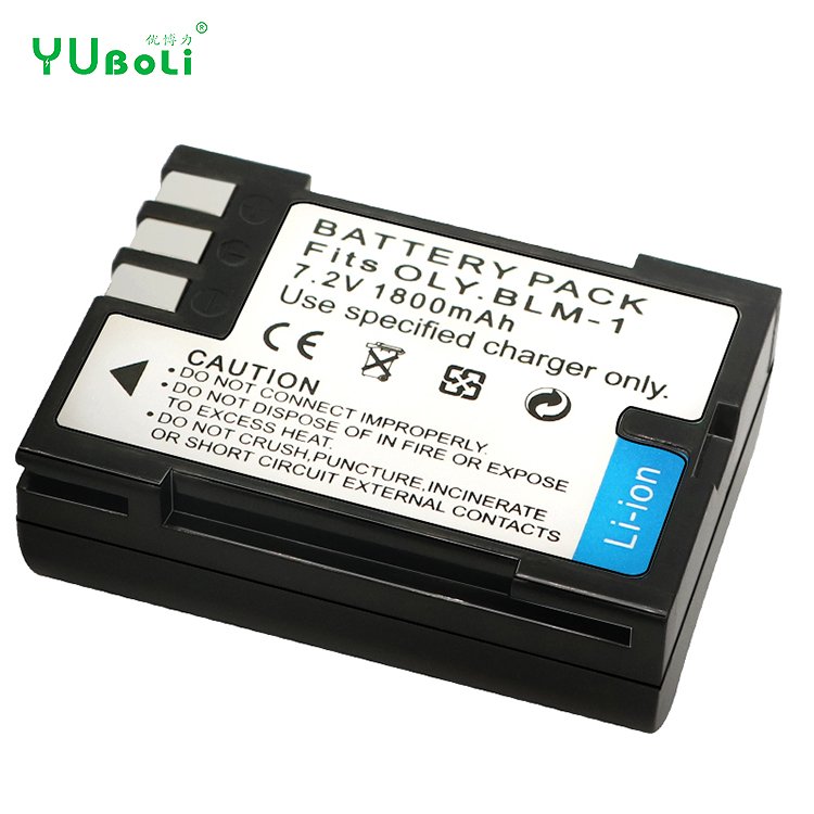 Factory Direct Sale 1800mAh BLM-1 BLM1 BLM 1 Camera Battery For Olynpus C8080 C7070 C5060 E330 Digital Batteries