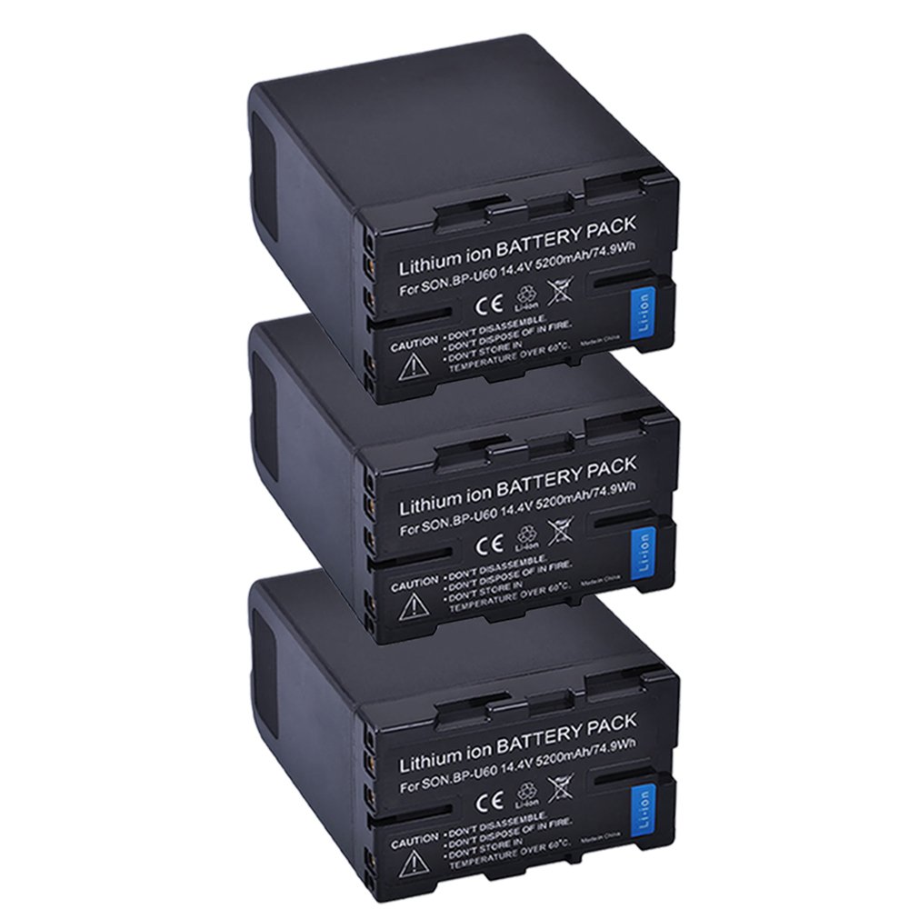 Replacement Li-Ion Type DV Battery BP-U60 for Sony digital camera PMW EX1 EX3 EX1R