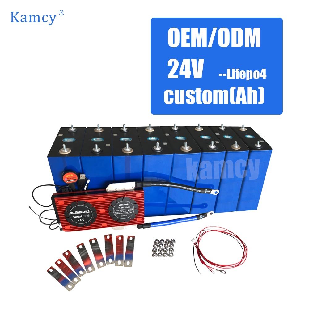 Deep cycle BT monitor solar ups battery lifepo4 24v 300ah 400ah batteries Ebike battery solar cell