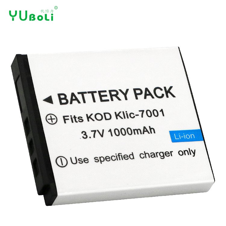 1000mAh Camera Battery KLic-7001 KLic7001 K-7001 K7001 For Kodak EasyShare V550 V570 V610 V705 Digital Batteries