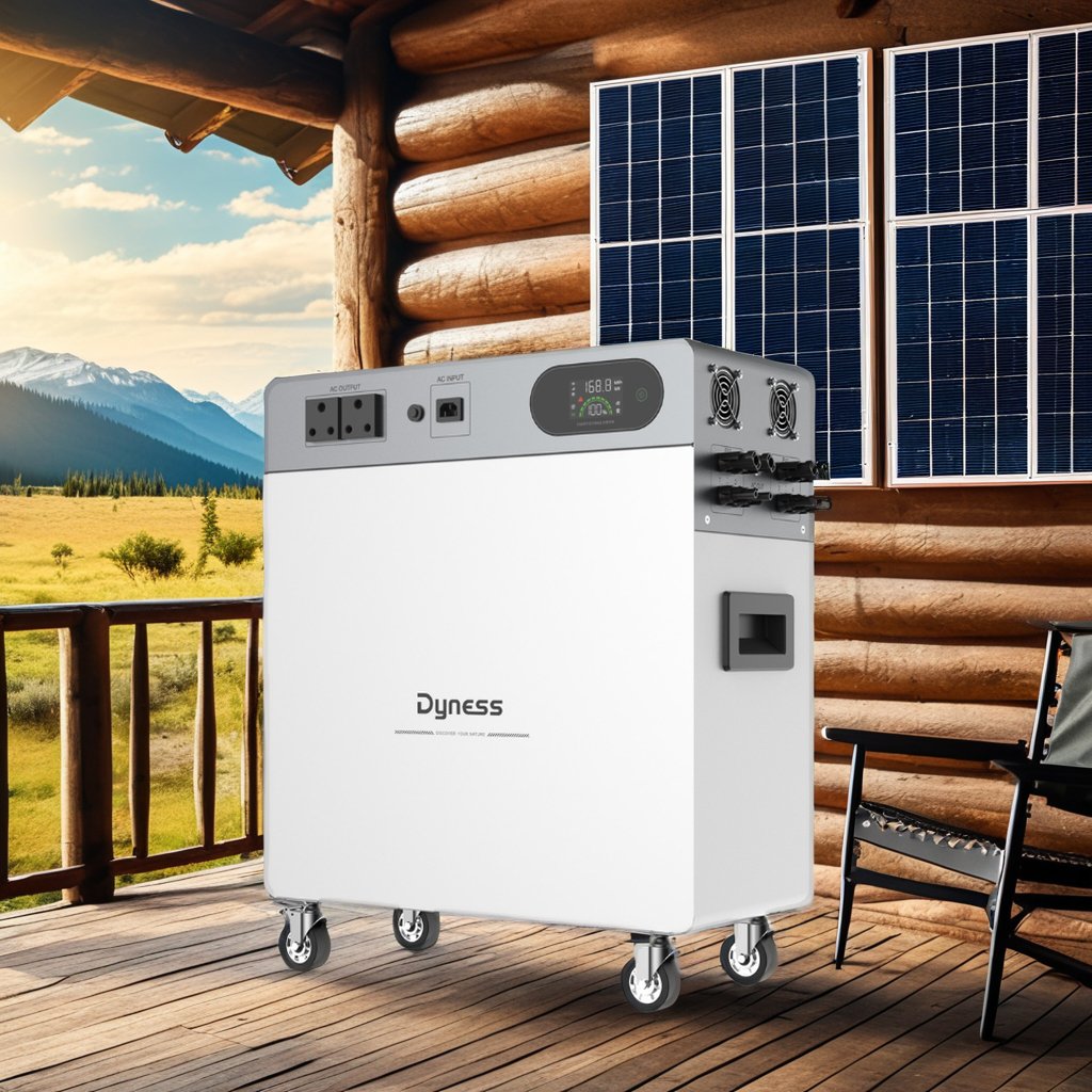 Dyness 5kw all in one solar power system 48v 100ah lithium lifepo4 battery backup power station home for off grid solar