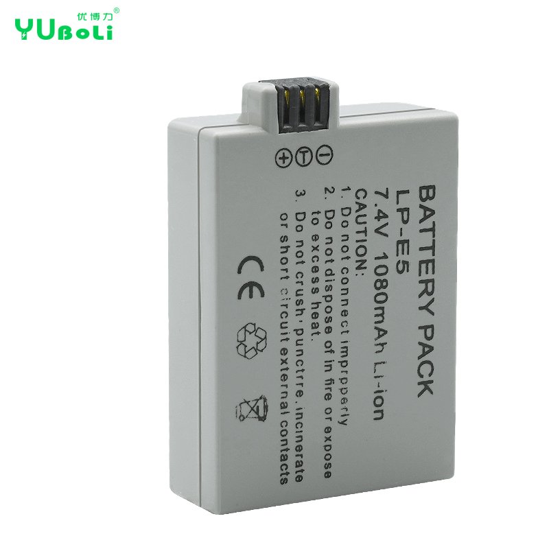 1080mAh LP-E5 Rechargeable Lithium-ion Battery For Canon EOS 450D 500D 1000D Digital Camera Battery