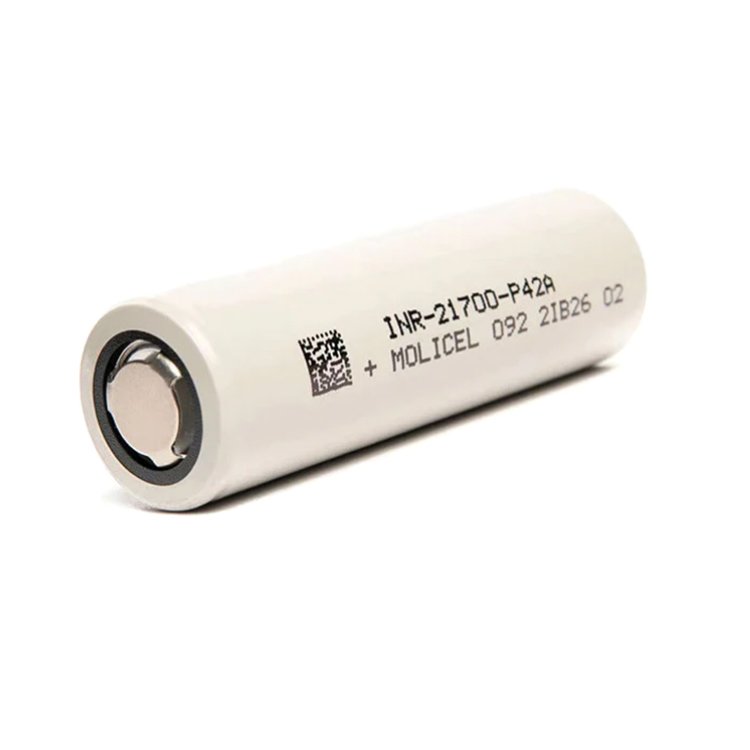 Taiwan New Arrivals Molicel Cylindrical INR21700 3.7V 4200mah Molicel Cell Battery Molicel battery P42a Lithium Ion Battery