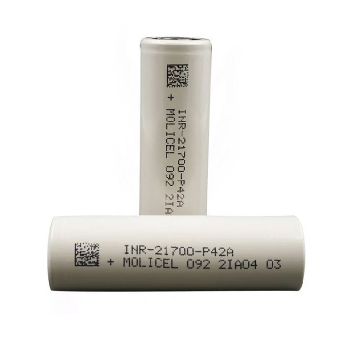 Taiwan New Arrivals Molicel Cylindrical INR21700 3.7V 4200mah Molicel Cell Battery Molicel battery P42a Lithium Ion Battery