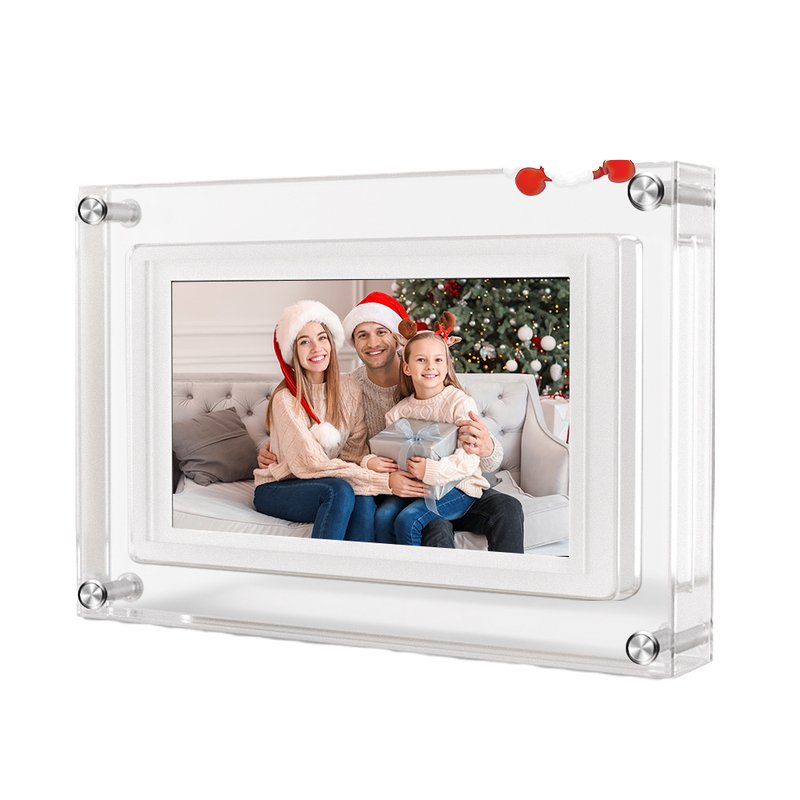 Wholesale Dropshipping 5\" 4GB IPS Screen 1080P Unlimited Creative NFT WiFi Digital Photo Frame Video MP4 Creative Display