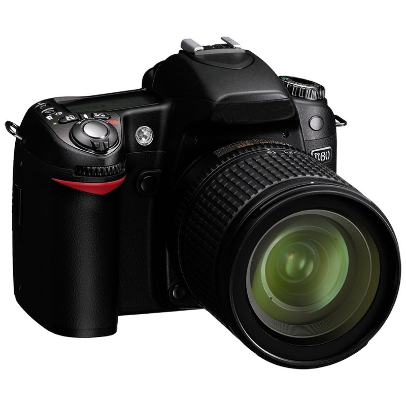 Original Camera Model D80 With NIKKOR 18-55 Lens Battery Charger Shoulder Strap Digital Camera d80