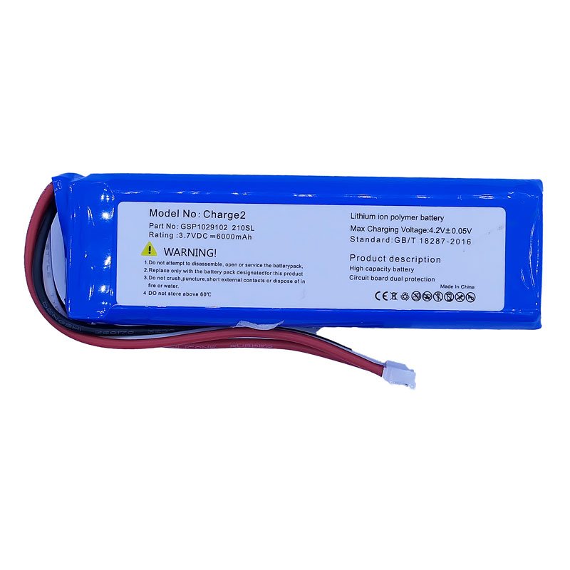 Charge 2 Bluetooth Speaker Battery For JBL Charge2 3.7v 6000mAh Digital Batteries GSP1029102R P763098 210SL Replacement Bateria