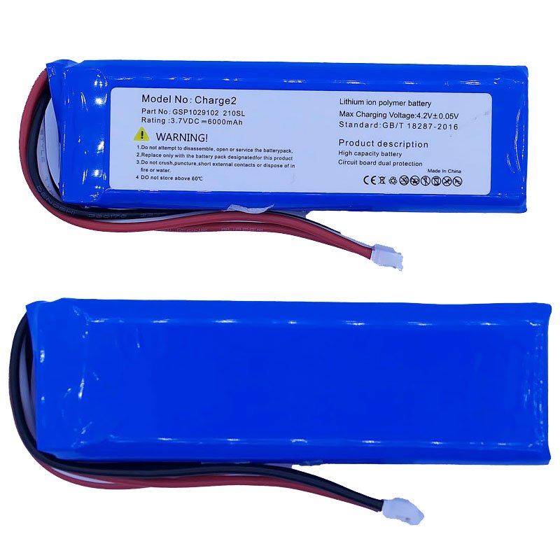 Charge 2 Bluetooth Speaker Battery For JBL Charge2 3.7v 6000mAh Digital Batteries GSP1029102R P763098 210SL Replacement Bateria
