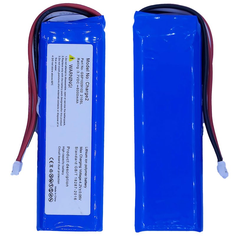 Charge 2 Bluetooth Speaker Battery For JBL Charge2 3.7v 6000mAh Digital Batteries GSP1029102R P763098 210SL Replacement Bateria