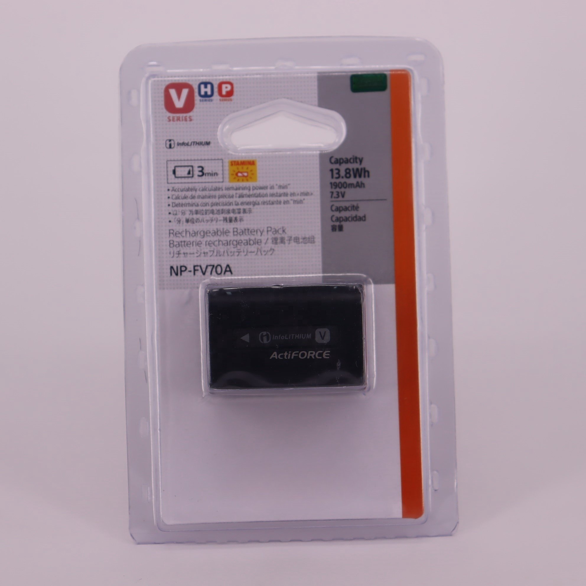 Camera battery NP-FV70A is suitable for a variety of digital cameras FDR-AX700 HDR-CX680 VG900E and other lithium batteries