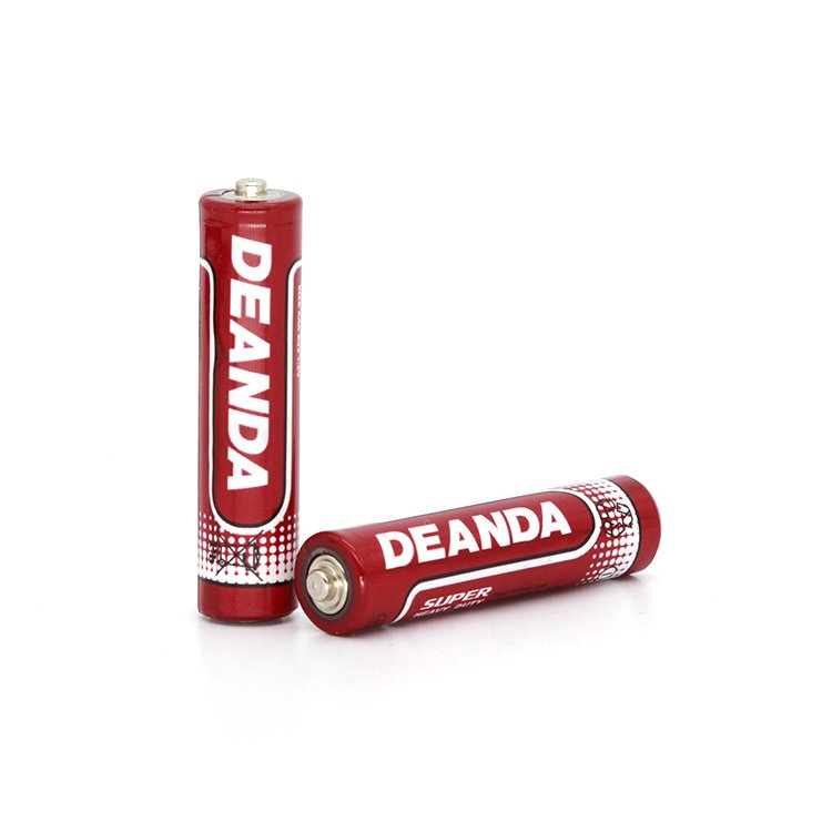Non rechargeable 1.5v aaa um-4 size carbon zinc primary battery dry battery shenzhen