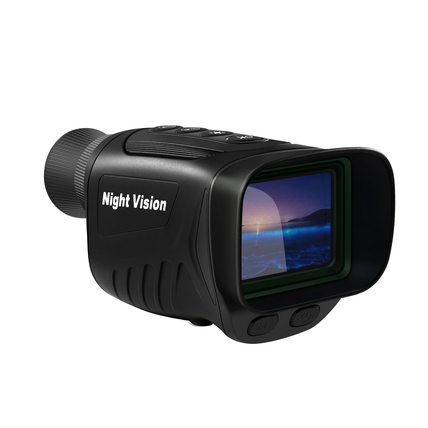 DT19 Night Vision Monocular 2inch Screen 2.5K video 8X Digital Zoom night vision goggles IR 300m night vision hunting scope