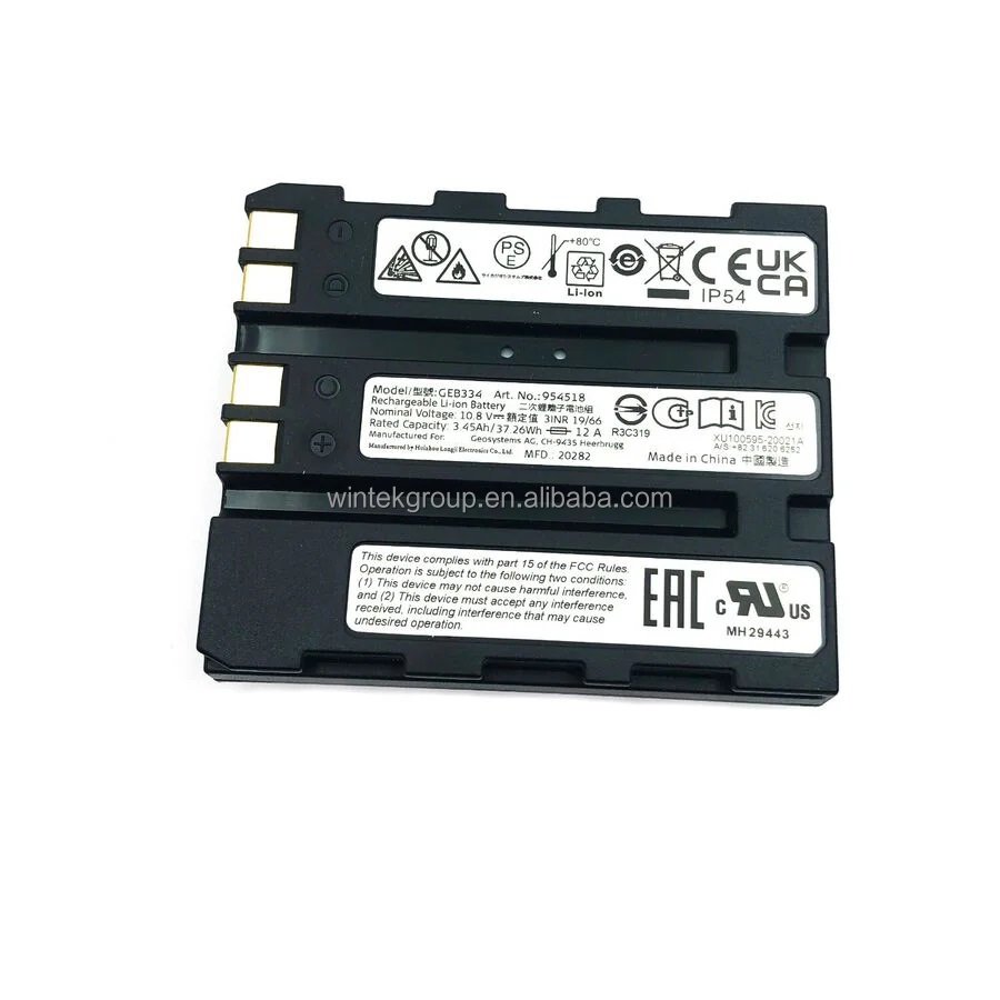 GEB334 battery 10.8V 3.45Ah GEB334 GEB331 battery for Leica CS20 TS03 & TS07 total stations LS10/LS15 digital levels