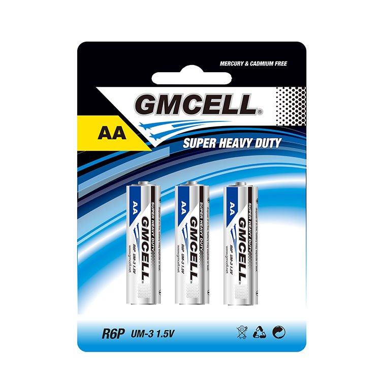 GMCELL Factory Wholesale High Quality Batteries Aa Aaa 1.5V Um3 Battery Size R6 1.5V r6p For mouse