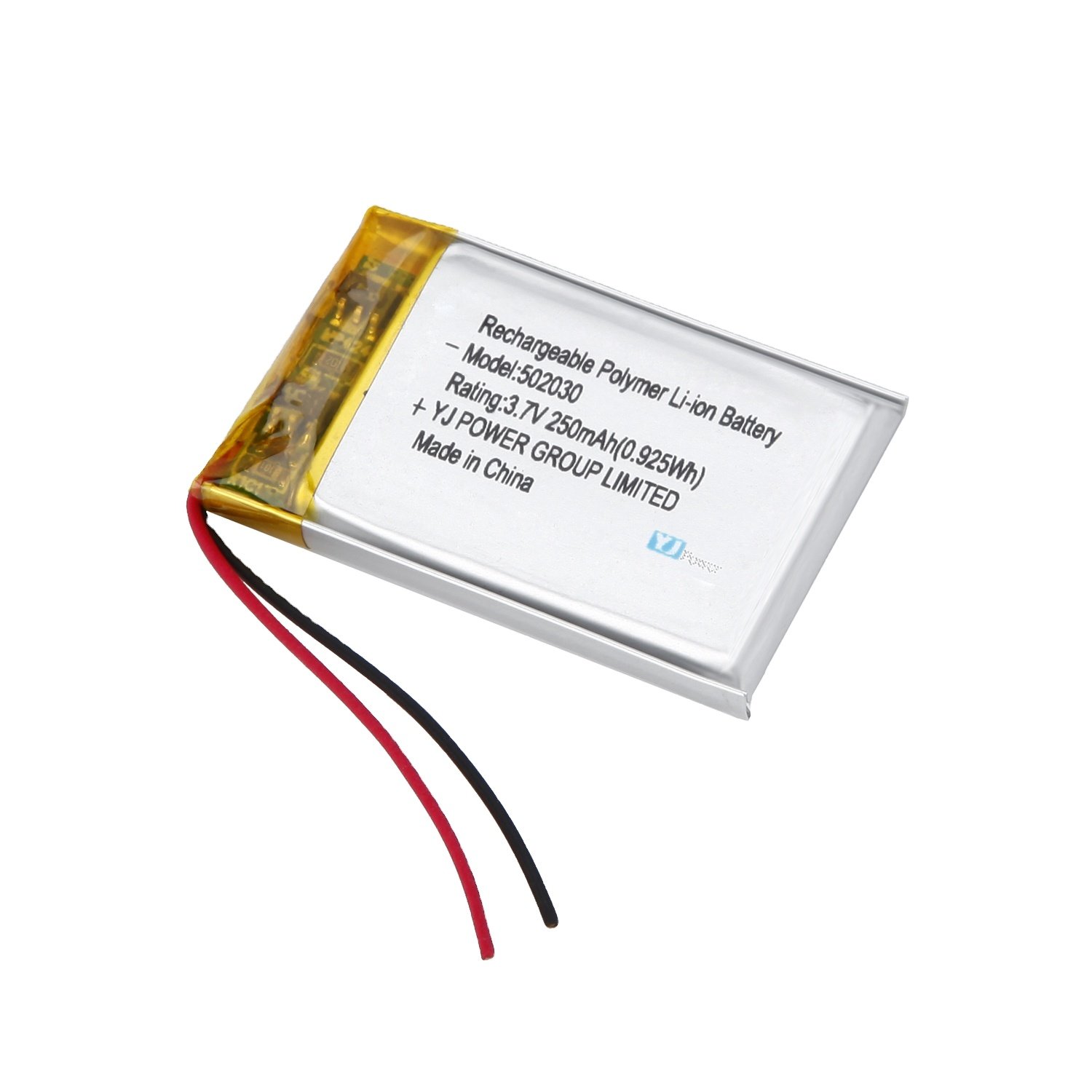 YJ502030 250mAh 3.7v KC rechargeable Lithium ion polymer lipo battery