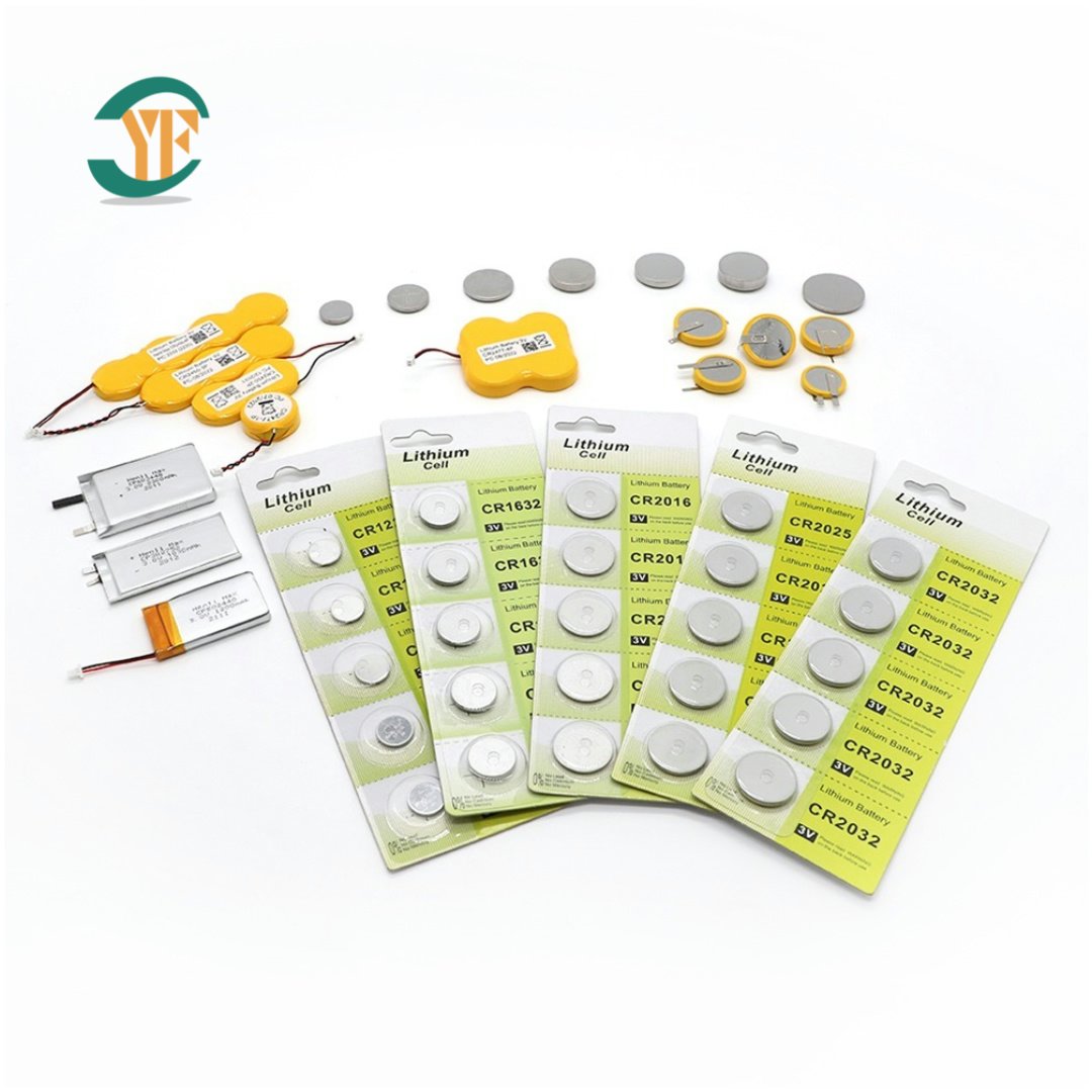 Manufacturer Wholesale NSN CR2450 3V 600mAh Lithium Coin Cell Battery Round Primary Lithium Manganese Dioxide Button Customized