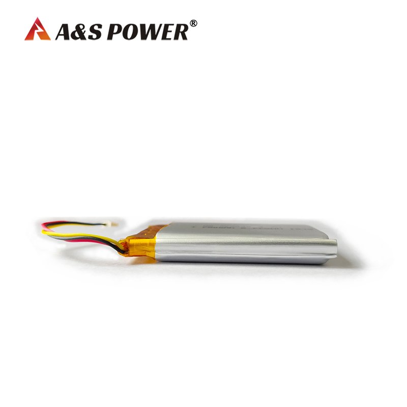 Manufacture Rechargeable 603040 3.7V 750mAh lithium ion polymer battery for GPS tracking with IEC62133 UL1642