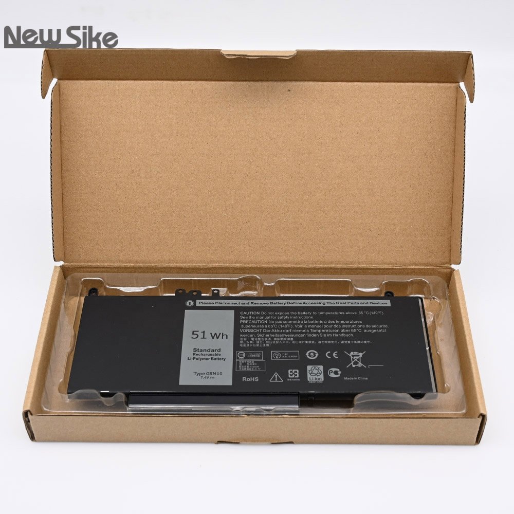 Laptop Battery G5M10 8V5GX R9XM9 WYJC2 1KY05 For Dell Latitude 12 14 15 E5250 E5270 E5450 E5470 E5550 E5570 P48G Laptop Use