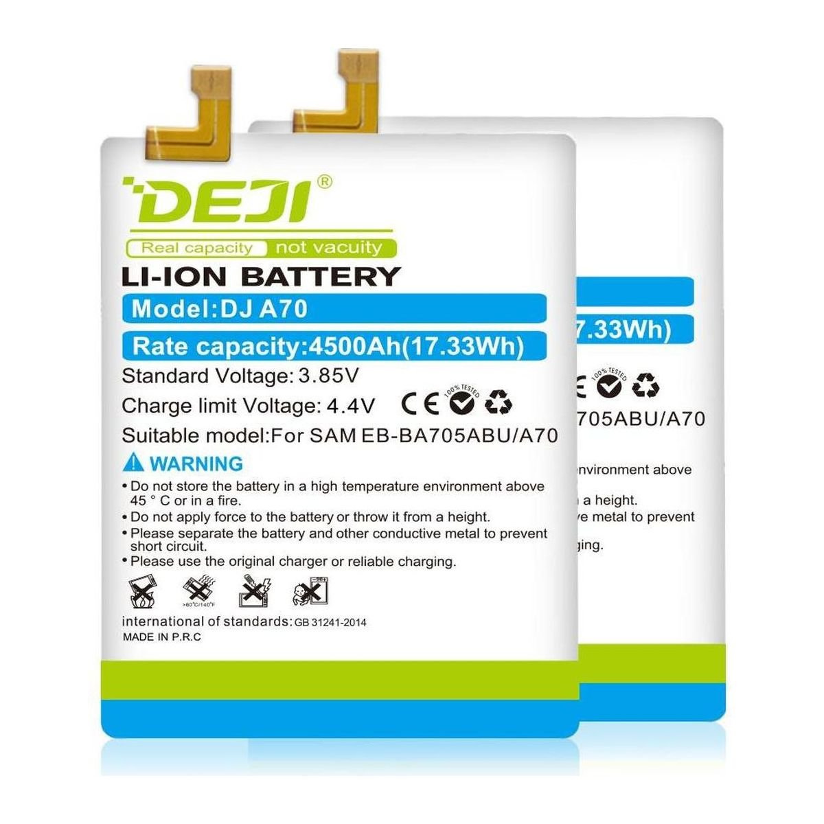 DEJI Digital Batteries For Samsung galaxy A70 A70S A7050 A705F EB-BA705ABE long battery life mobile phones