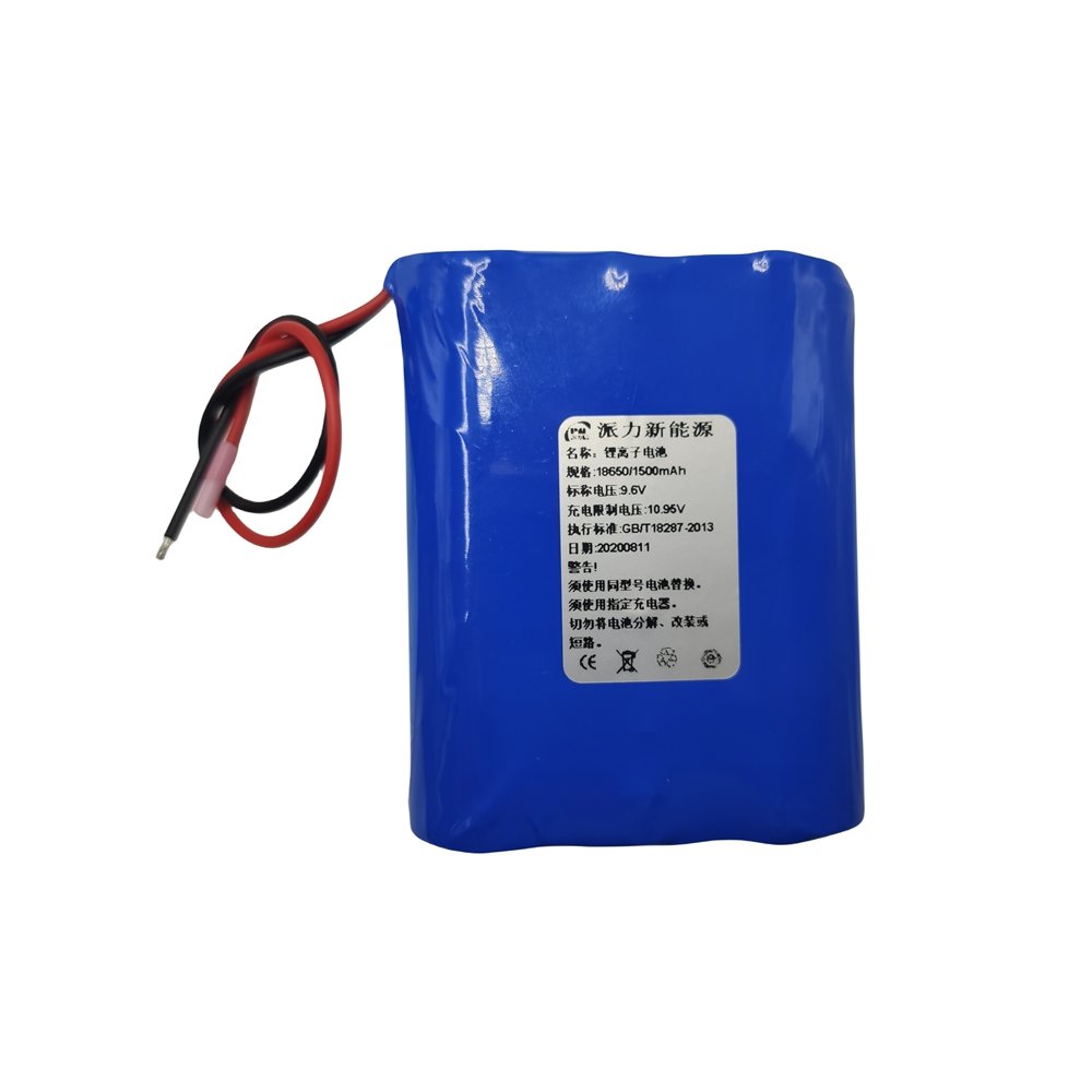 High Capacity Portable Lithium Battery Pack PL Li-ion Battery Pack 186501p3s 1500 Hot Selling Product 18650 3S1P 9.6V 1500mah