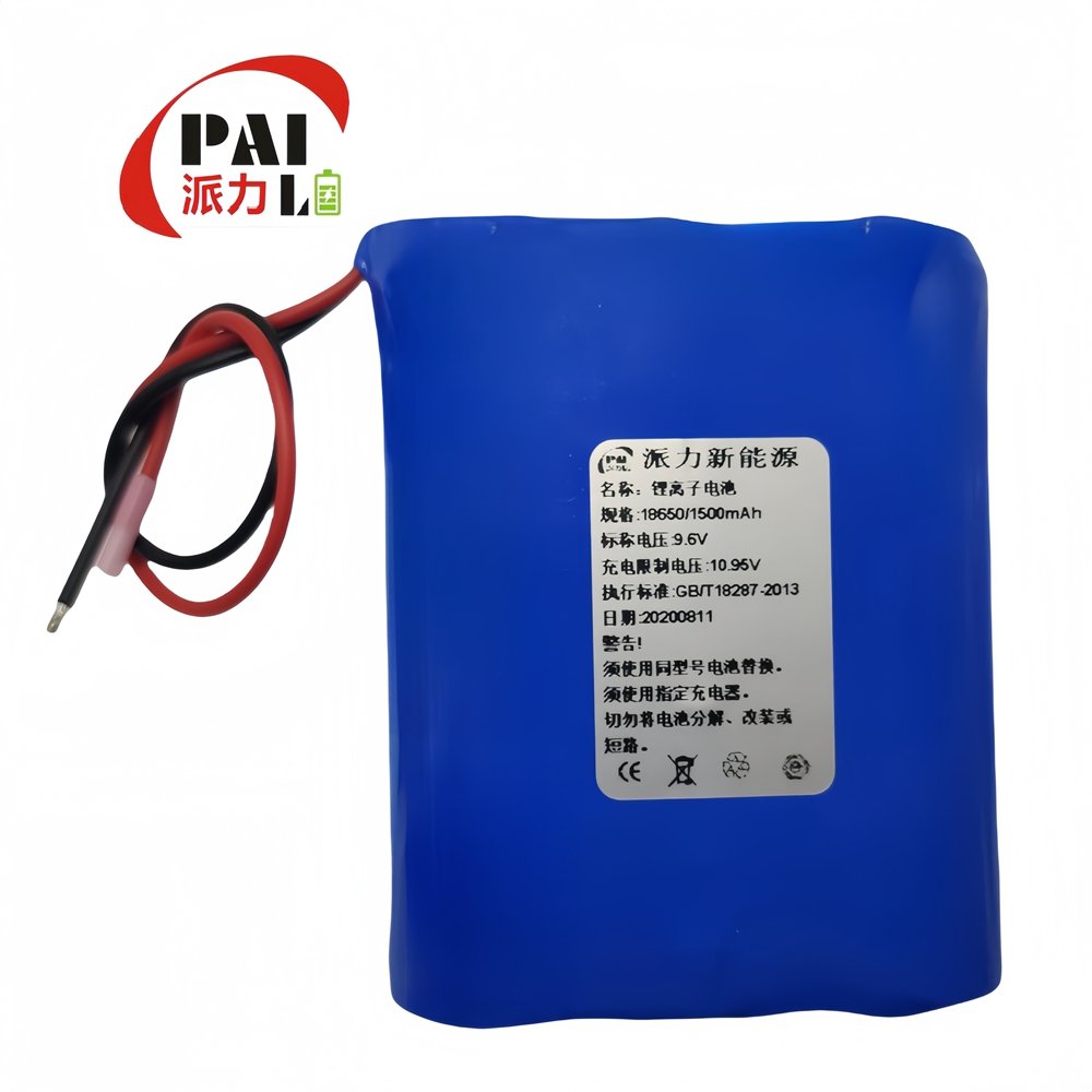 High Capacity Portable Lithium Battery Pack PL Li-ion Battery Pack 186501p3s 1500 Hot Selling Product 18650 3S1P 9.6V 1500mah