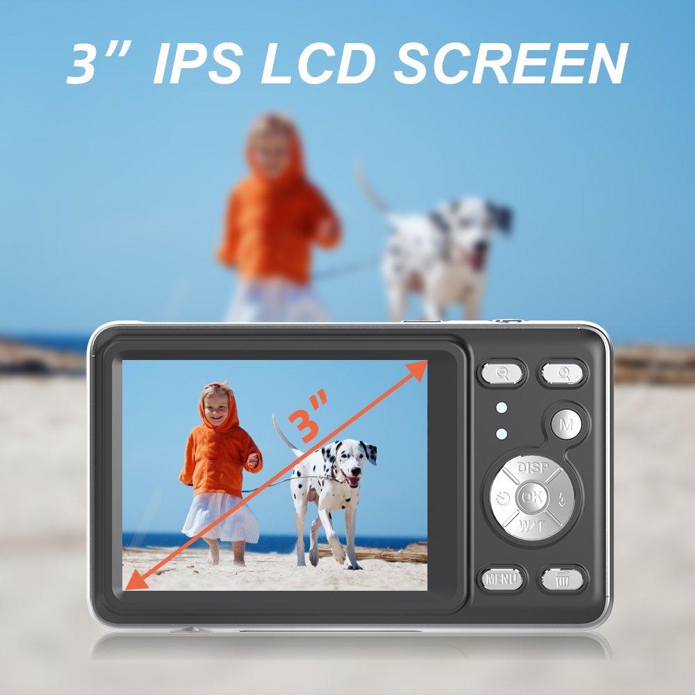 2024 Hot Sales Portable Anti-shake Sport Camera 1080P Video LCD Zoom Digital Camera Toys Kids Camera for Children Gift