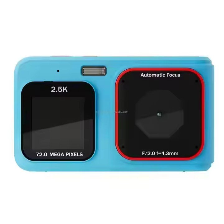 child digital camera with 4inch lcd screen 2.5K HD 72 Megapixel Digital Camera ultra thin small portable child mini Kid Camera