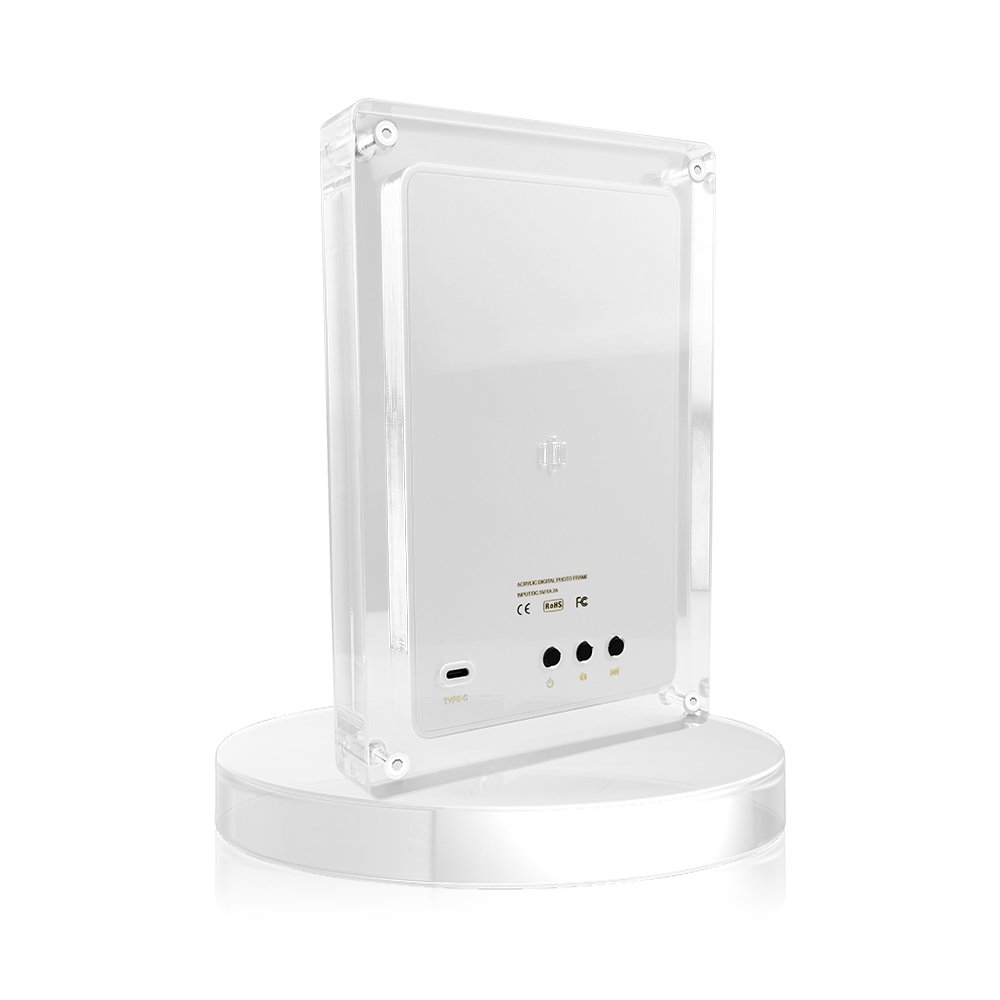 Family Acrylic Motion Picture Display Frame Digital Motion Video Frame Digital Photo Frame USW Built in Battery Home LCD Screen
