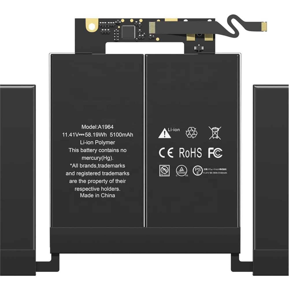 11.41V-5086Mah laptop battery A1964 for Macbook retina 13'' A1989 2017-2018 year Li-ion notebook battery