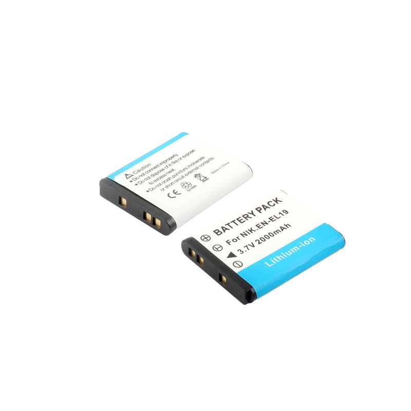 Replacement Lithium Battery EN-EL19 for Nikon Coolpix S32 S33 S100 S2500 S2750 S3100 S3200 S3300 Cameras